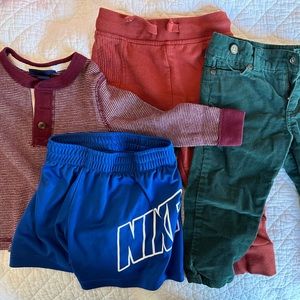18 month bundle Nike shorts pants sleep sack